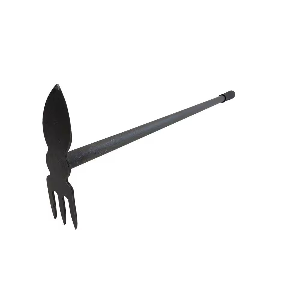 Dewit 24 5 in L Handle 32 in L 3 Tine Hand Cultivator with Heart Shaped Long Han