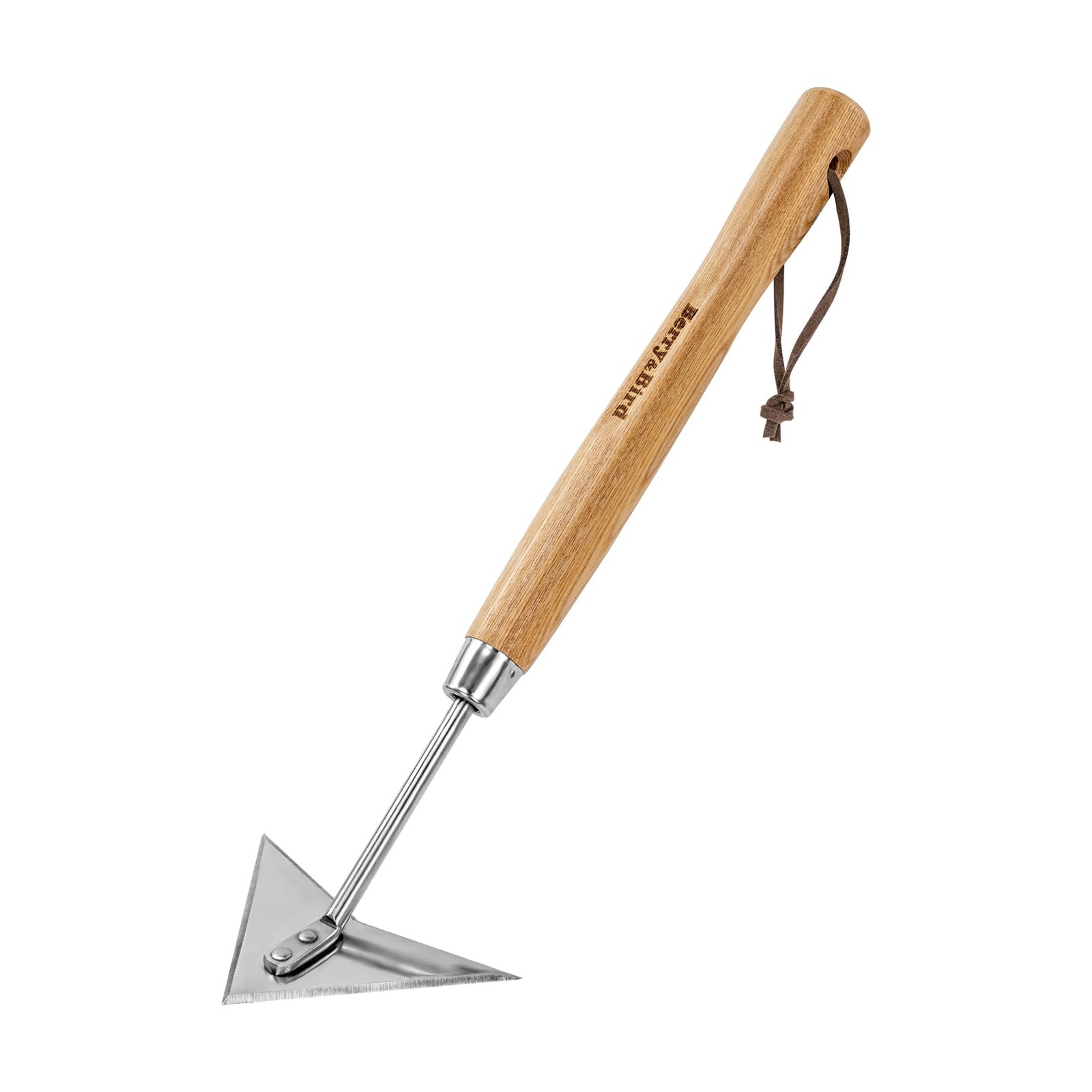 Berry&Bird Triangle Hand Hoe, 15.2” Winged Weeder Garden Hoes with Short Woo…