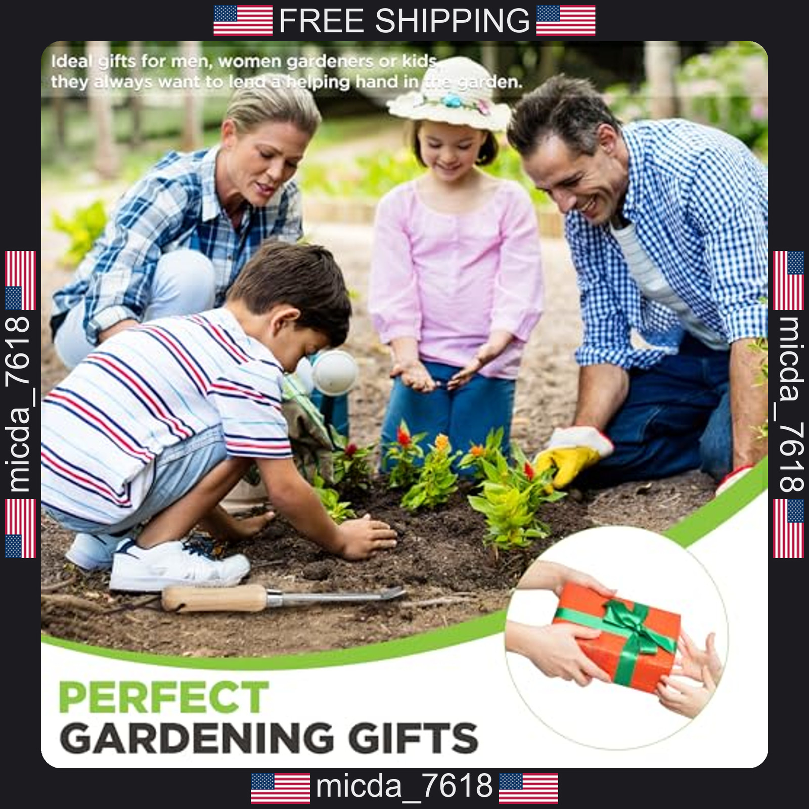 Garden Weeding Tool Stainless Steel with Wooden Handle