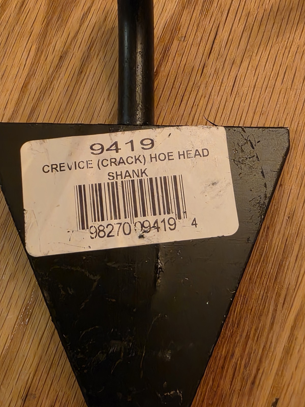 Crevice Hoe Head Shank 9419 Triangular Crack Weeder Garden Tool Attachment – NEW