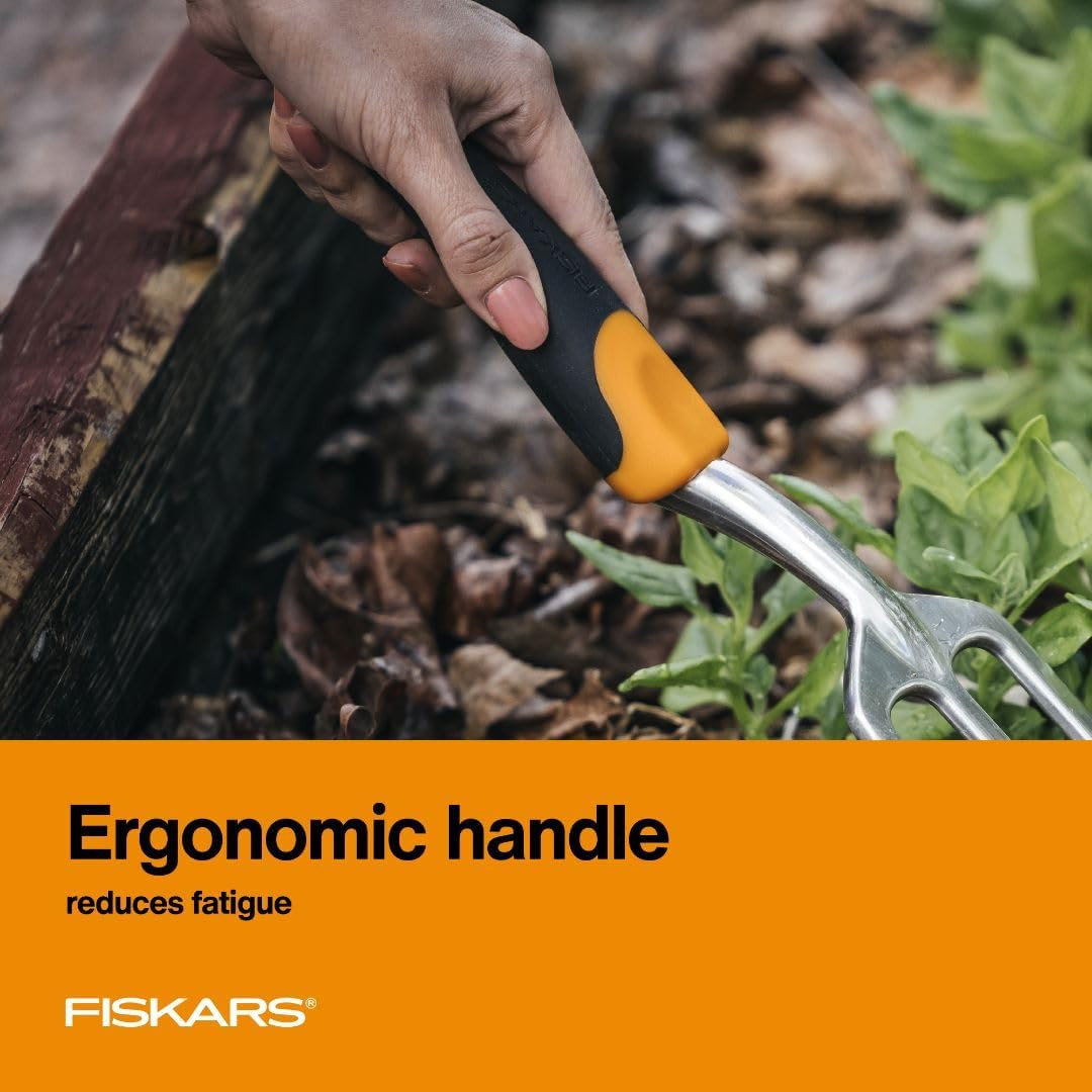Ergo Cultivator for Digging, Aerating Soil, and Weeding, Heavy Duty Garden Tool