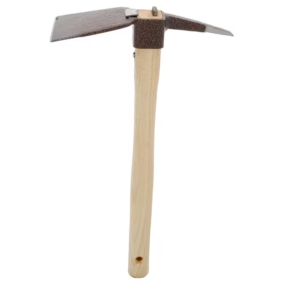 2.5 In. W Carbon Steel Blade 3 In. Pick Planting Hoe