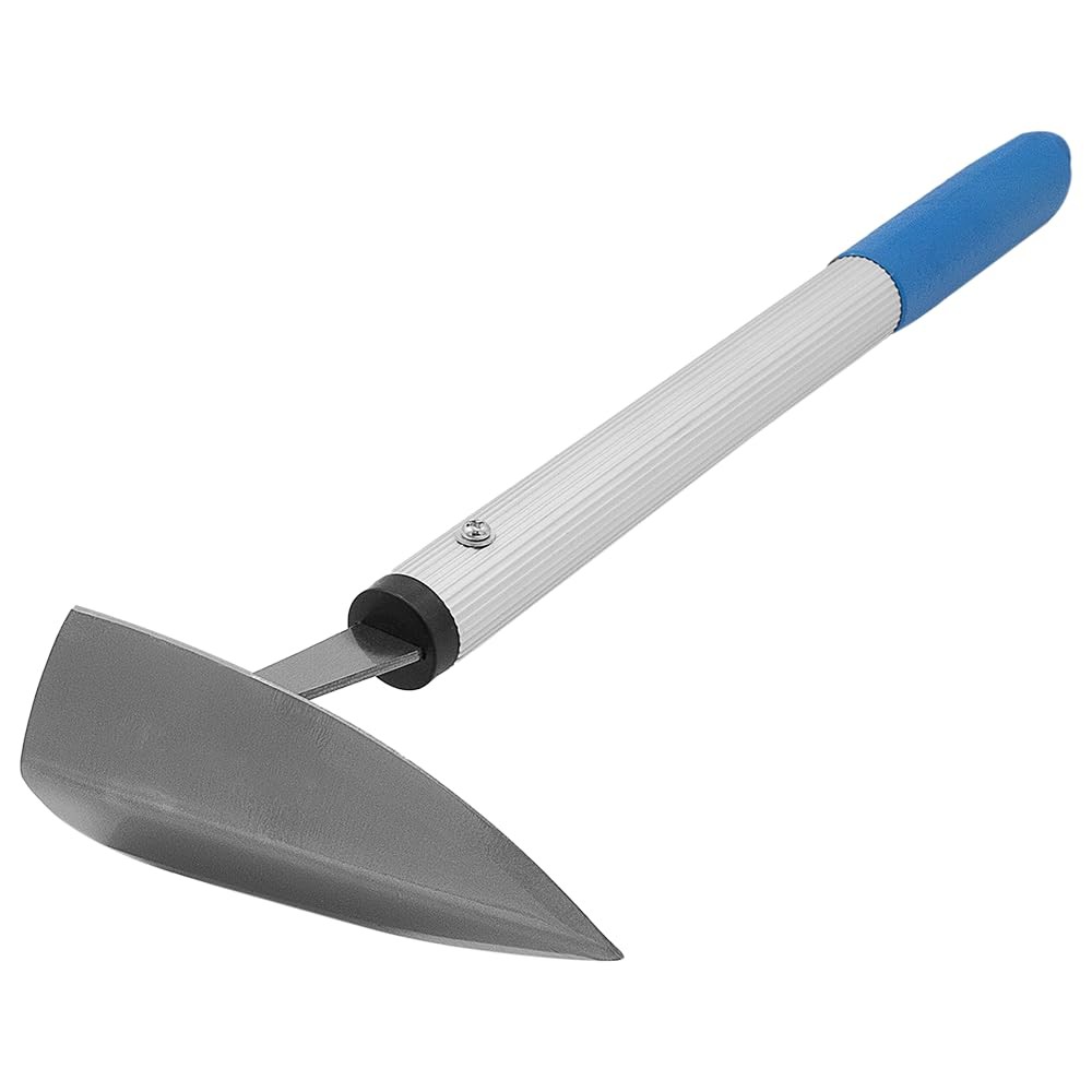 Zenport JZ0009 Handheld Triangle Hoe, Blue/Silver