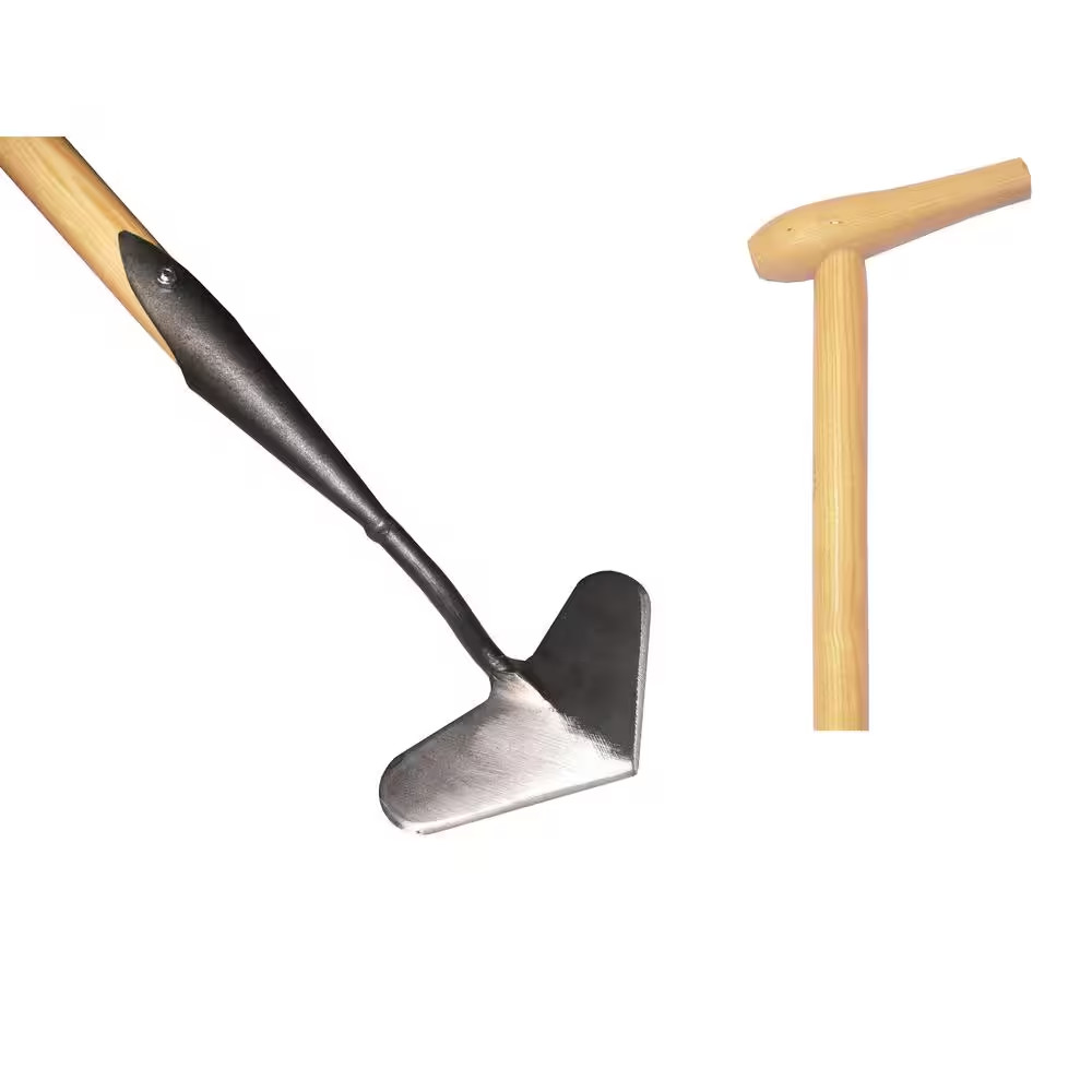 69.75 In. L Ash Hardwood Handle 72 In. L P Grip Heart Shaped Garden Hoe